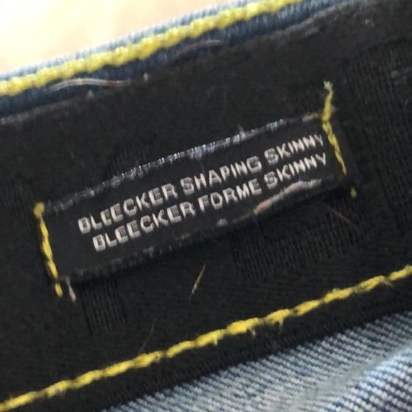 COMFORT STRETCH WAIST BLEEKER SHAPING SKINNY DKNY JEANS 8/29x29 😊 - Picture 5 of 12